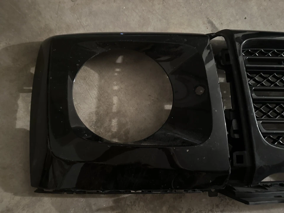 OEM G550 Grille + Headlight Covers Star Black Package G500 G550 2019-2024 - Image 2 of 4