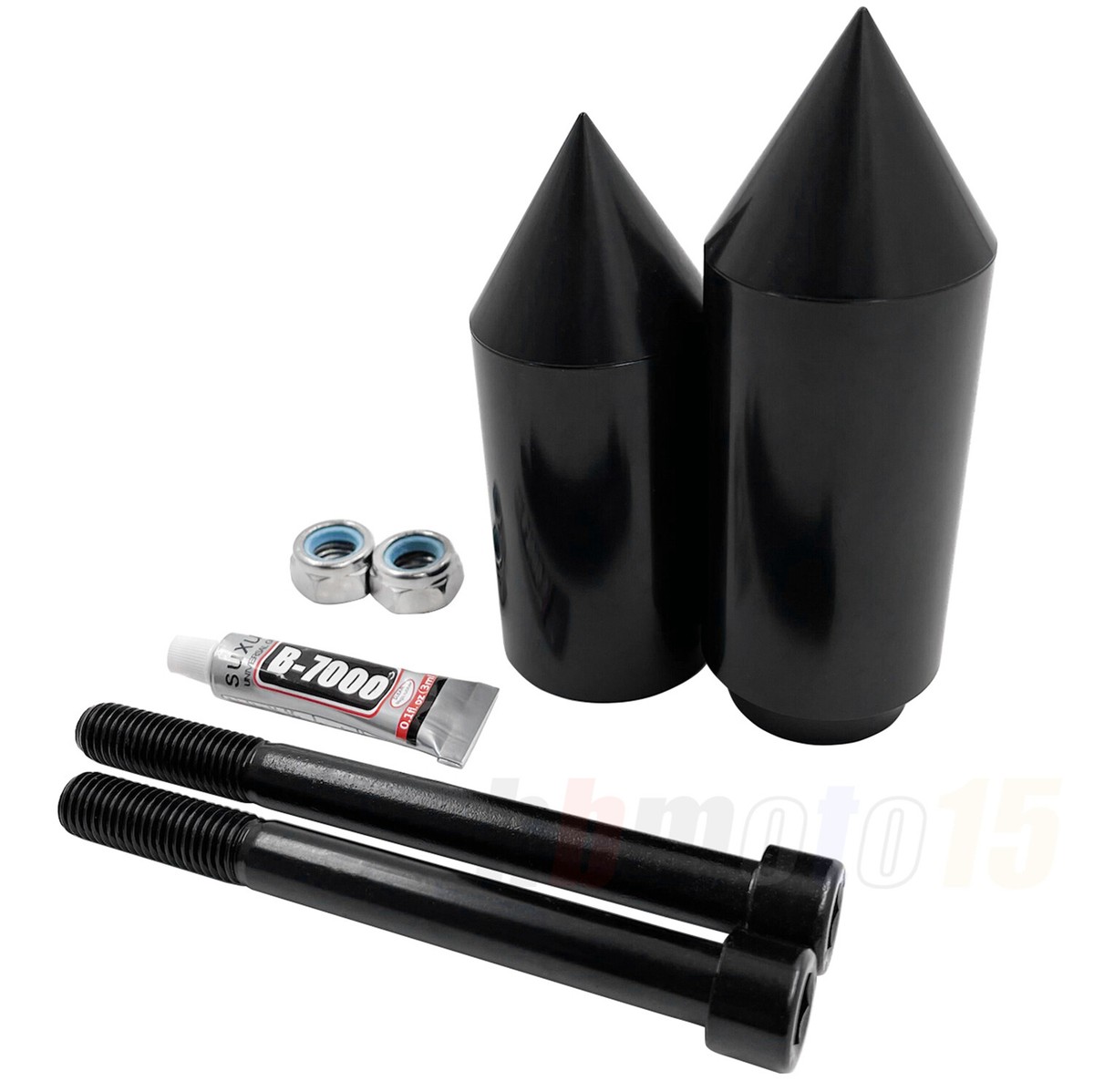 Black Frame Slider Crash Protector Spike For Kawasaki 1996 - 2003