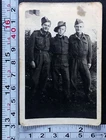 Soldiers in Field Pose Uniform Australian Hat? Vintage WW2 Era Photo Snapshot