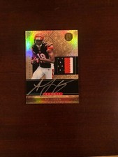 2011 Panini Gold Standard Football AJ Green Gold Rookie RPA 3 Color Patch 37/325