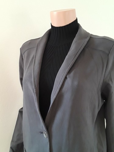 NEW Style & co Cardigan Sweater Women Size M Graphite Grey Knit Button E2 - Picture 3 of 9