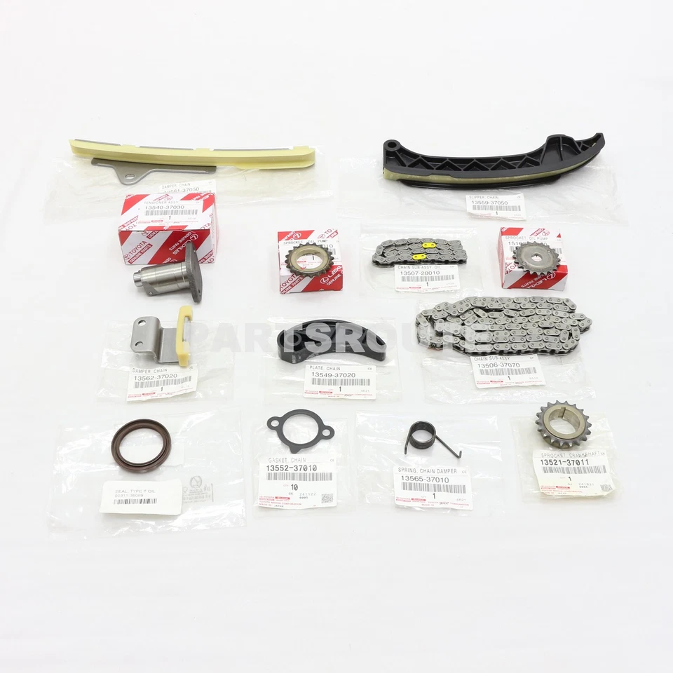 KIT de cadena de distribución genuina Toyota Matrix Corolla Scion xD motor 2ZRFE 1,8 L Foto 3 de 4