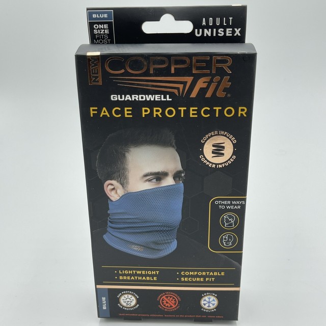 Copper Fit Guardwell Face Protector Mask Youth Blue With Spf30 for sale