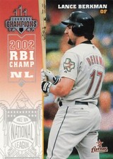 Lance Berkman Donruss Champions 2003 Baseball Card #118
