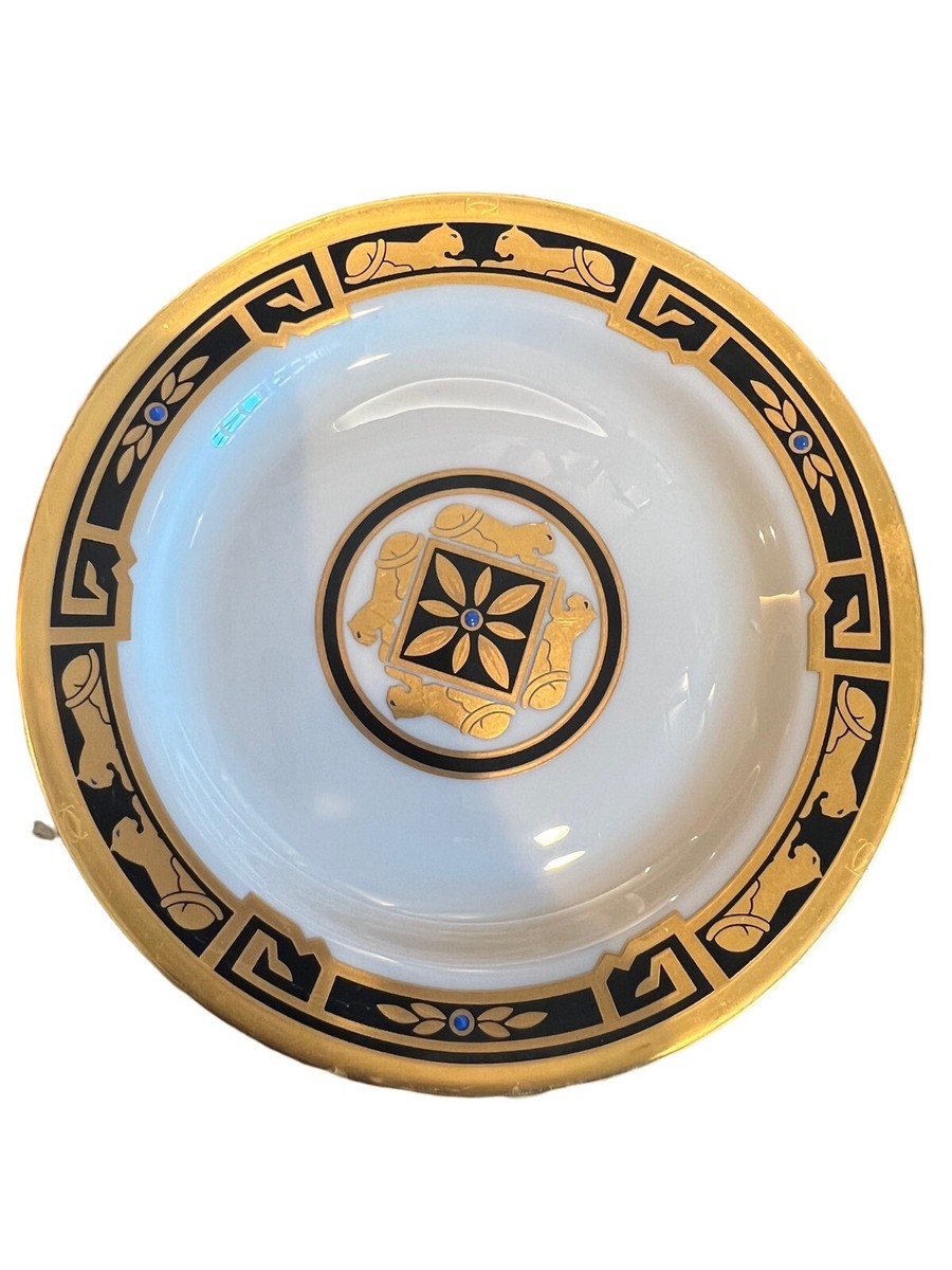 CARTIER La Maison De L'art deco China panther bread plates