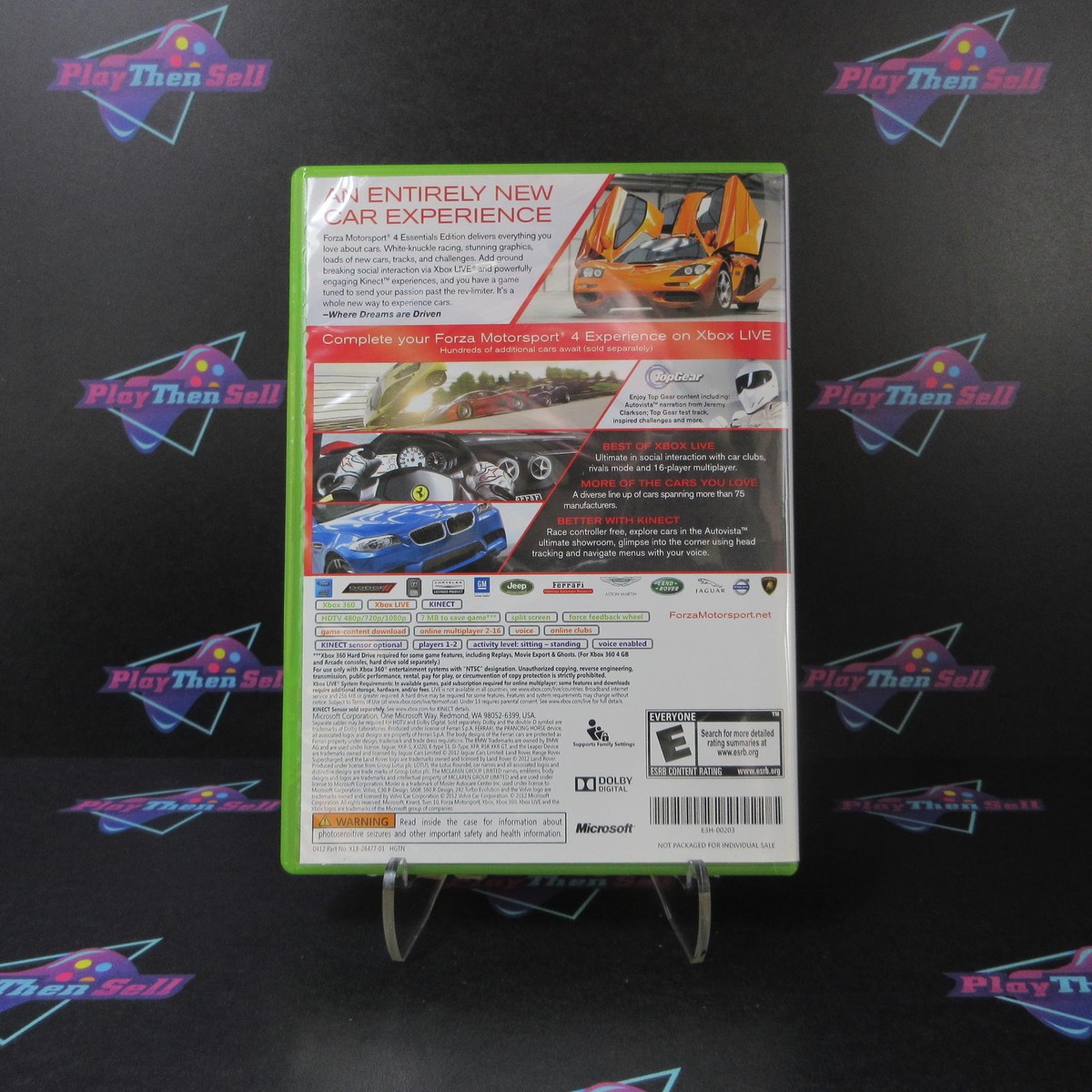 Forza Motorsport 4 Essentials Edition Xbox 360 Complete - 1 Year