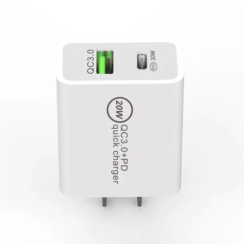 Enchufe USBC UK/EU/US Plug PD 20W Cargador Rápido Tipo C Adaptador Para iPhone Samsung - Imagen 4 de 14