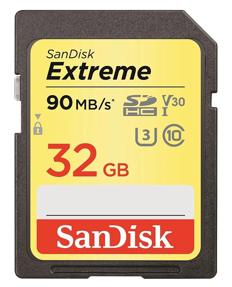 SanDisk Extreme 32GB SDHC 90 MB/S UHS-1 SD Class 10 Memory Card SDSDXVE-032G U3 - Image 2 of 3
