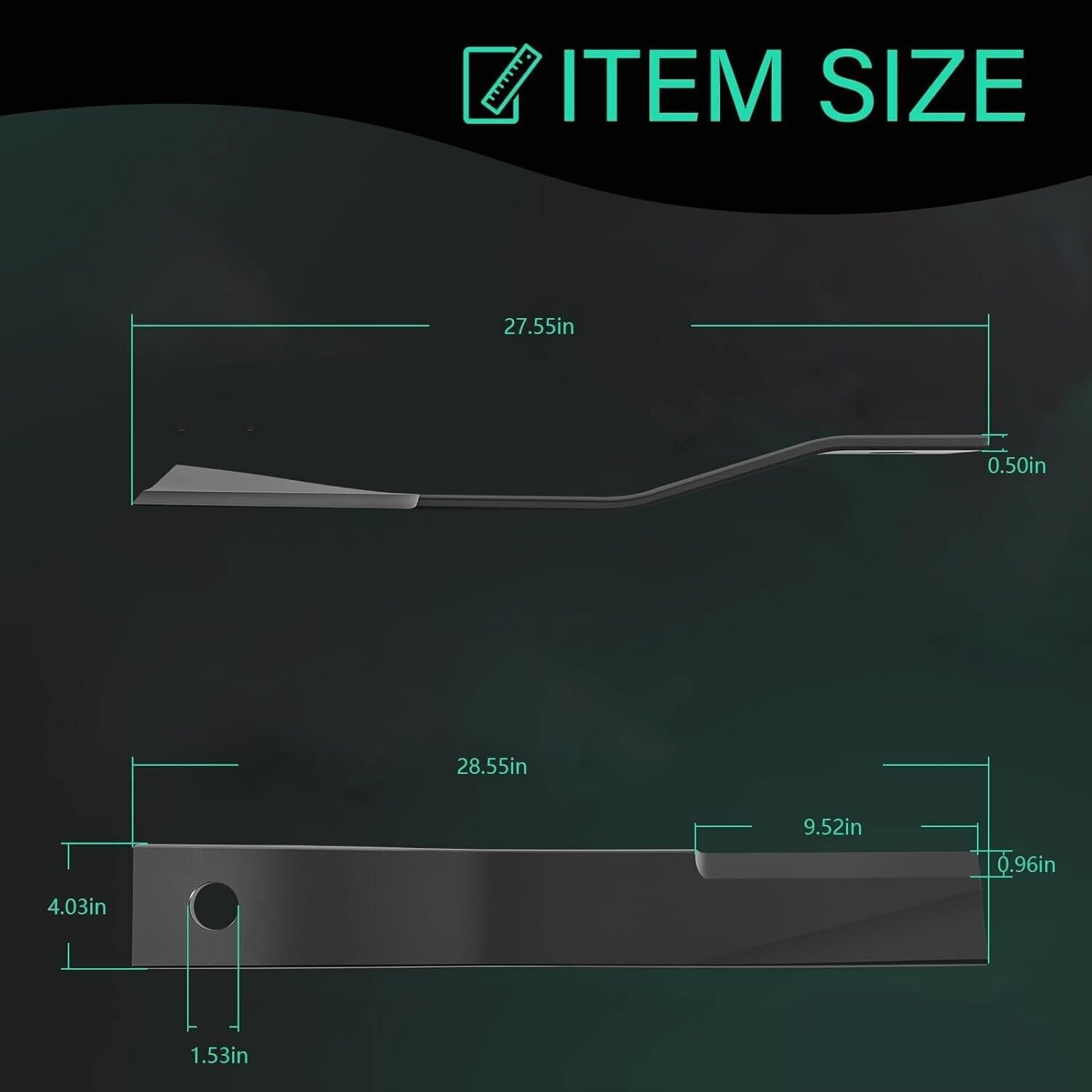 7556 Rotary Cutter Blades 27"x3/4" Lawn Mower Blades For Bush Hog, Brush Mowers