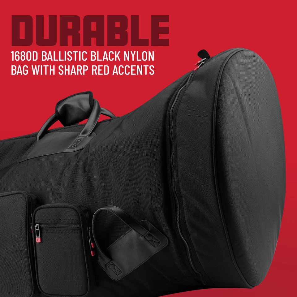 Estuche Gator Serie Allegro Pro Bolsa para Tubas de Tamaño Mediano; (GBPB-TUBA-M) Foto 3 de 4
