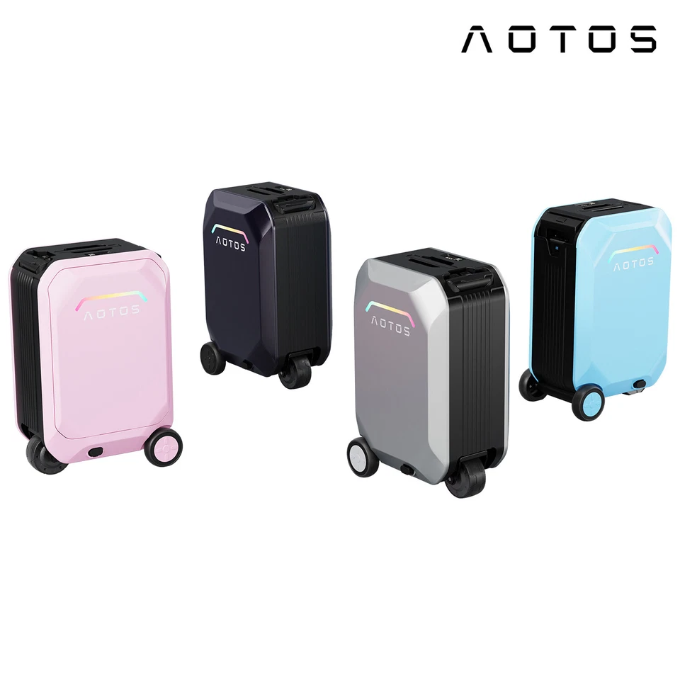 AOTOS 20 Inch Smart Rideable Suitcases 31L Electric Luggage Scooter Travel Buddy