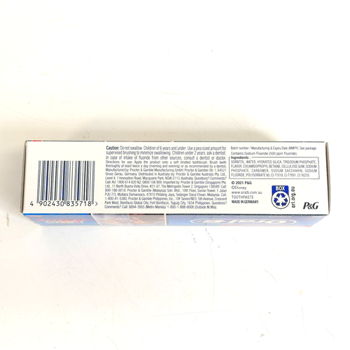 12x Oral-B Kids 3-6 Years Toothpaste 92g - Frozen II - New In Pack - Picture 4 of 5