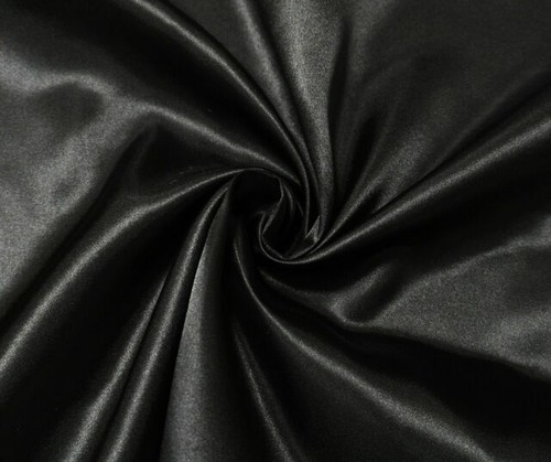 Silky Satin Fabric Plain Dress Craft Costume Lining Wedding Drape Material 58" - Picture 15 of 142