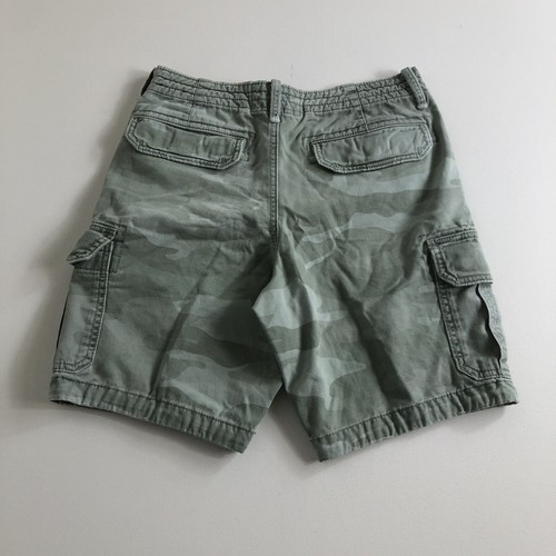 Hollister Men’s Camo Cargo Zip Fly Shorts Size 28 - Picture 2 of 5