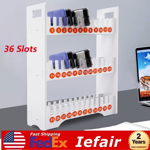 36 Slots Wall-Mounted Cell Phone Storage Cabinet Desktop for School Classroom - 第 1/20 張圖片