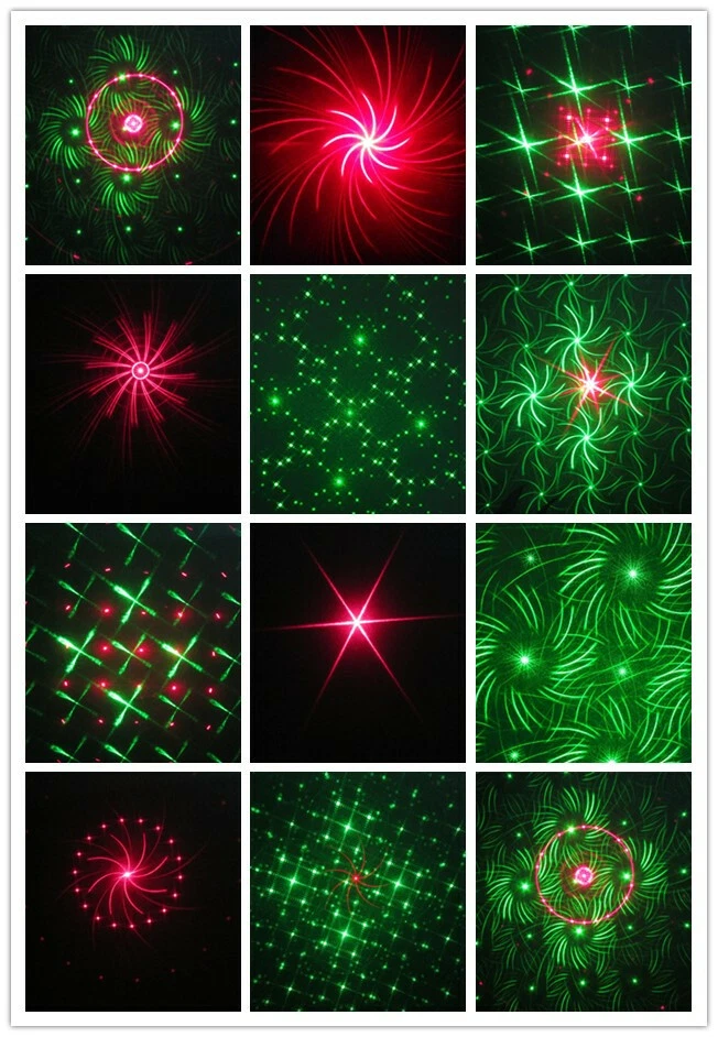 Mini R&G DJ Disco Laser Lights Projector LED Stage Lighting Xmas Show Party UK - Image 4 of 4