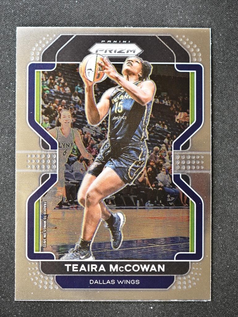 2022 Prizm WNBA Basketball Base 46 Teaira McCowan Dallas Wings eBay