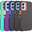 For Motorola Moto G Play 5G 2024 Case Hybrid Heavy Duty Shockproof Phone Cover