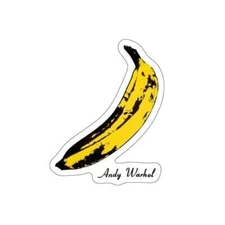 Andy Warhol Banana Sticker Decal