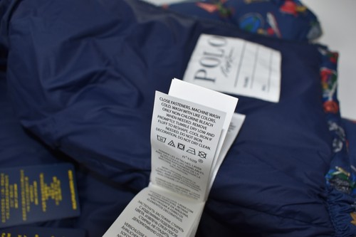 NWT Ralph Lauren Sz 5 Boys Navy Bear Duck Down Hood Zip Jacket Pony Pockets Logo - Picture 13 of 17