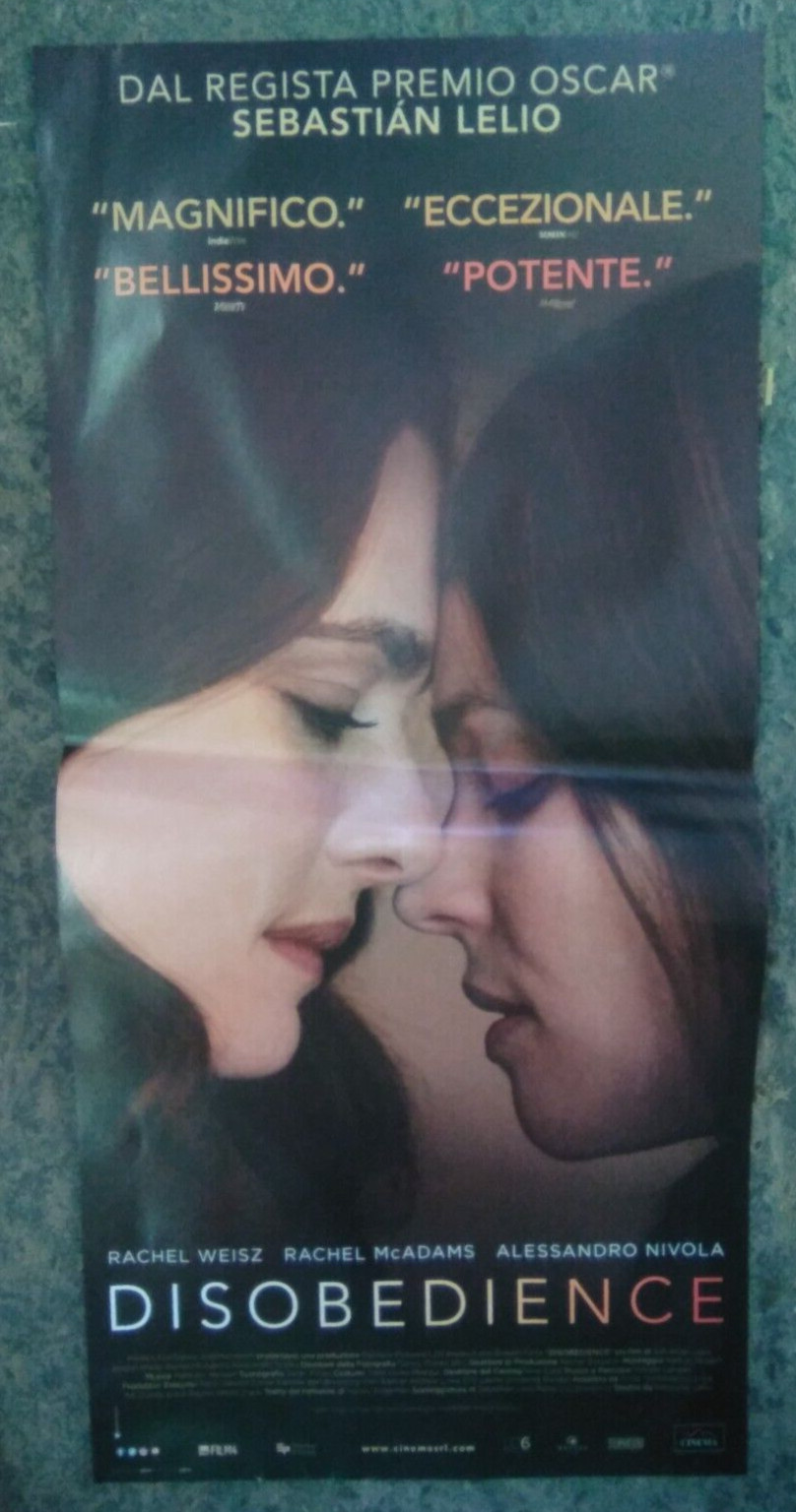 Locandina originale film Disobedience () - Regia di Sebastián Lelio