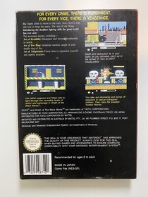 Wrath of the Black Manta - NES - PAL - Complete In Box - NEAR MINT FREE POST