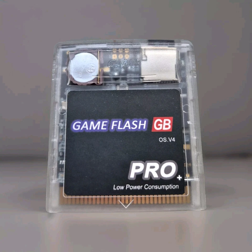 Flashcard Game Flash Pro+ para Nintendo Gameboy, Classic, Color, GBA 1000+ juegos