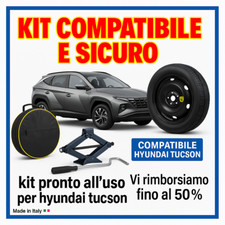 Ersatzrad Kit Hyundai Tucson 17" + Wagenheber + Runde Tasche | 5 Löcher