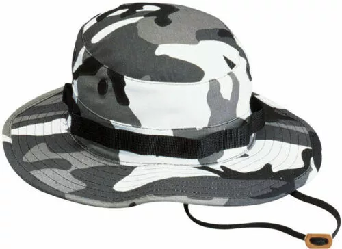 Sombrero Boonie Rothco táctico militar camuflaje ala ancha sol pesca - Imagen 4 de 28