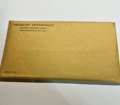 Briefumschlag 1956 PP noch versiegelt. Original wie von US Mint ausgegeben