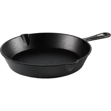 10 Inch Pre-Seasoned Cast Iron Skillet with Handle