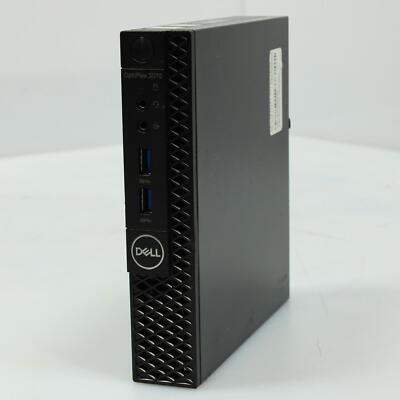 Dell OPTIPLEX 3070 Intel Core i5 9th Gen 8gb No Drive/OS USFF Desktop C | eBay Dell OPTIPLEX 3070 Intel Core i5 9th Gen 8gb No Drive/OS USFF Desktop C | eBay