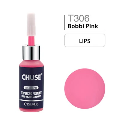 CHUSE Maquillaje Permanente Colores Labios Microblading Tattoo Ink T306 Bobbi Pink
