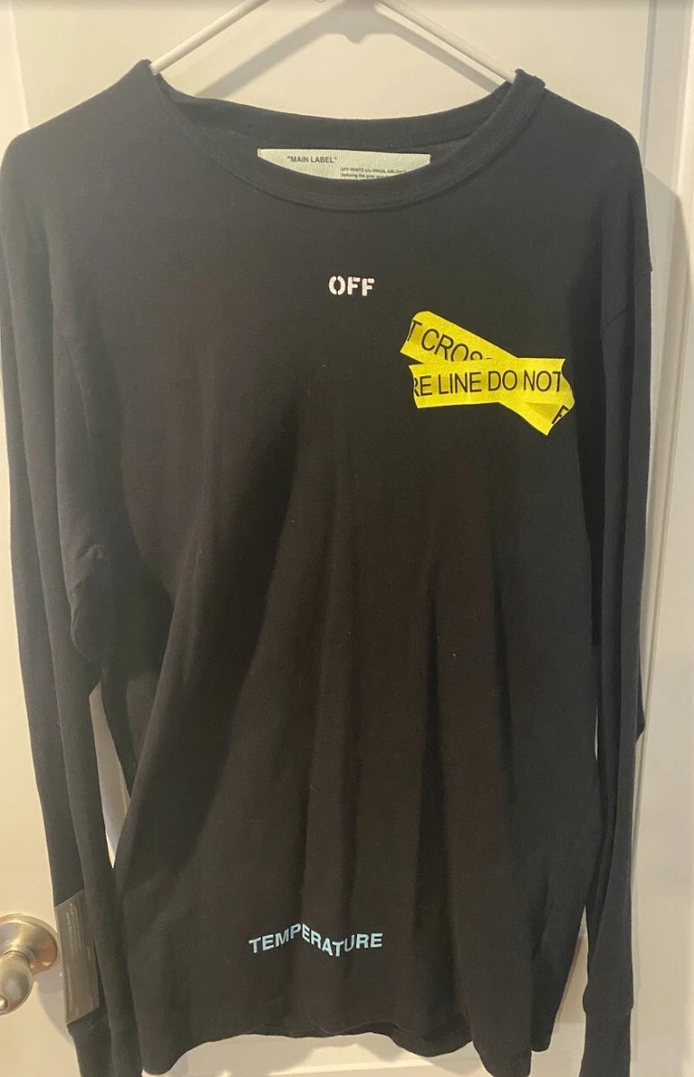 Off white temperature long sleeve top