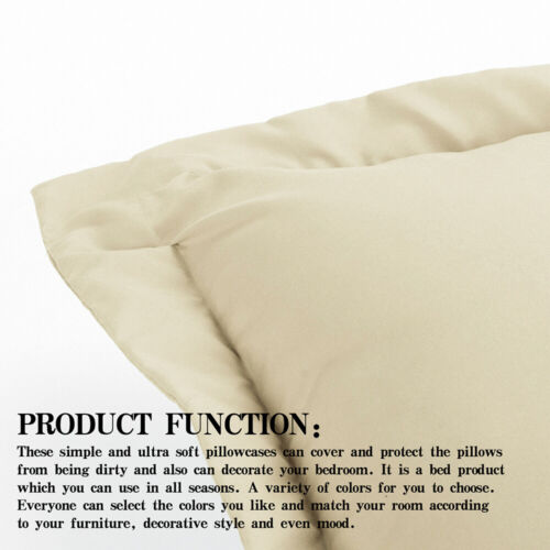 Paquete de 2 fundas de almohada suaves de calidad premium NTBAY estándar Queen King - Imagen 71 de 125
