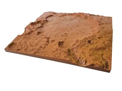CLEVER CONTRAPTIONS Mars 3D Topography Model of Gusev Crater - the NASA Spirit Rover Landing Site