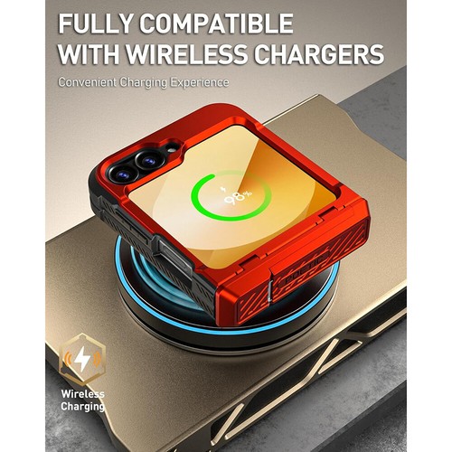 Poetic Case For Samsung Galaxy Flip 7 FE / Z Flip 6 Built-in Screen Hybrid Cover - Picture 24 of 30