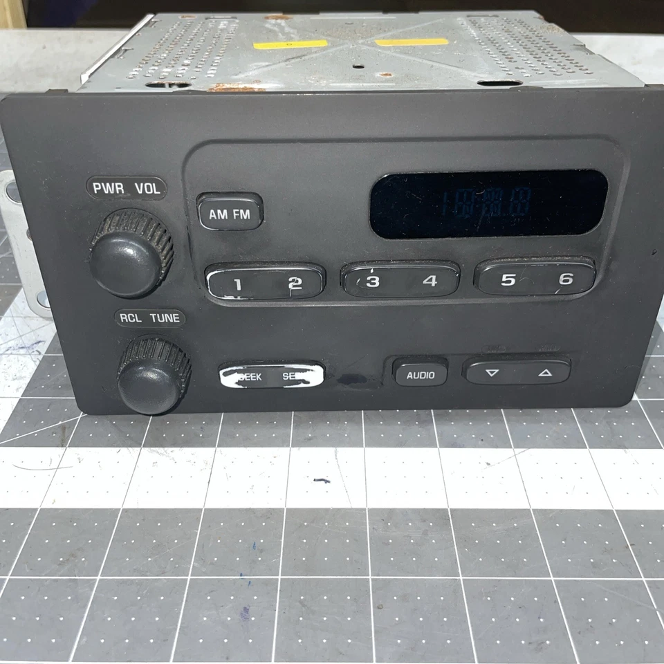 Chevrolet Blazer S10 GMC Sonoma AM FM 2002 2003 radio de fábrica 15074529 Foto 4 de 4