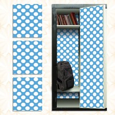 Magnetic Locker Wallpaper Made in USA - Pack of 3 Sheets - Polka Dot vg 003 