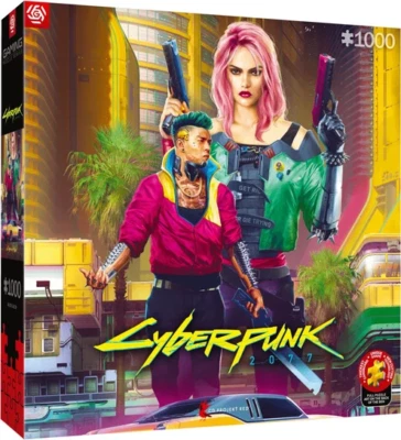 CYBERPUNK 2077 KITSCH STYLE GAMING PUZZLE JIGSAW 1000 pcs NEW BOX GOOD LOOT