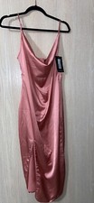 Rose Satin Dress