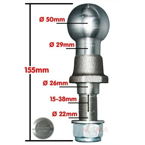 Drehsicherung Verdrehsicherung für Ackerschiene Kugelkupplung und Zubehör - Bild 5 von 8