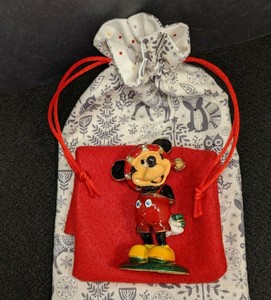 Disney Mickey/'s Top Hat Jeweled Hinged Box Department 56