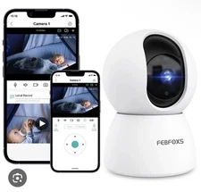 FEBFOXS Home Baby Monitor Security Camera Model XM628 NEW