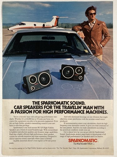 1979 Sparkomatic Car Stereo Radio Print Ad Passion High Performance ...
