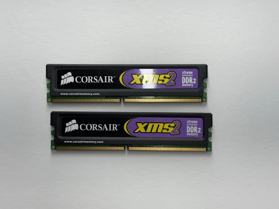 2 x CORSAIR CM2X1024-6400 1.90V ver7.3 800MHz 1024MB XMS2-6400 RAM MEMORY - Image 2 of 2