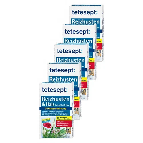 MERZ CONSUMER CARE GMBH Tetesept Reizhusten & Hals Lutschtabletten (5x20st) 5 St