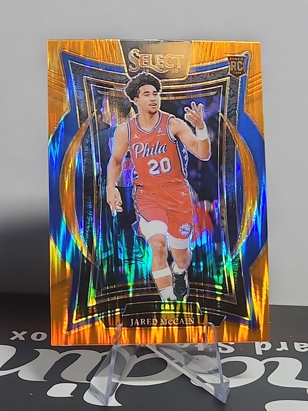 2024-25 Select Basketball- Jared McCain Orange Flash Concourse Level #82 (RC)