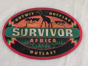 Original Authentic CBS Survivor Africa 2001 Mouse Pad 9”x 6.25”