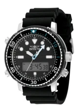 Invicta Pro Diver DigiQuartz Men's Watch - 46.5mm Black 48367